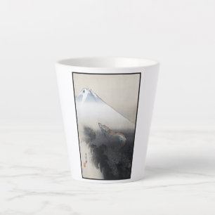 Ryu Shoten: Ascending Dragon over Fuji, Japan Latte Mug