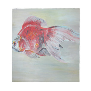 Ryukin Goldfish Acrylic Painting Notepad
