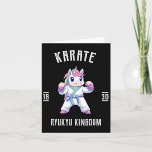 Ryukyu Karate Unicorn - Karateka Japan Card