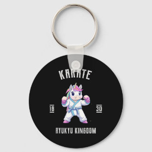 Ryukyu Karate Unicorn - Karateka Japan  Key Ring