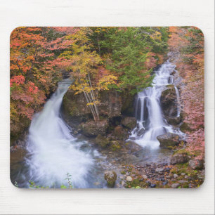Ryuzu Waterfall in Nikko Japan Mouse Pad