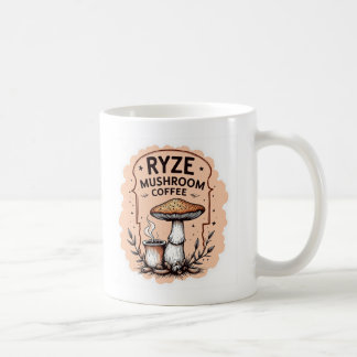 Ryze hot mushroom coffee  coffee mug
