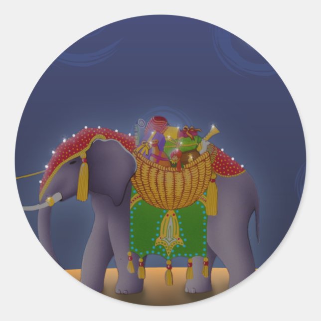 S001 Elephant Sticker (Front)