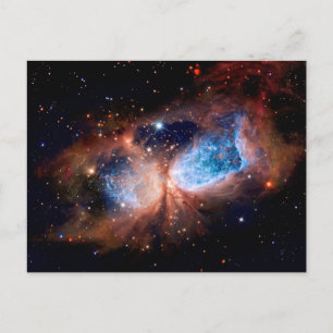 S106 Star Forming Region - NASA Hubble Space Photo Postcard