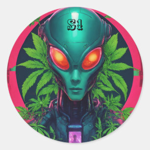 S1 CLASSIC ROUND STICKER