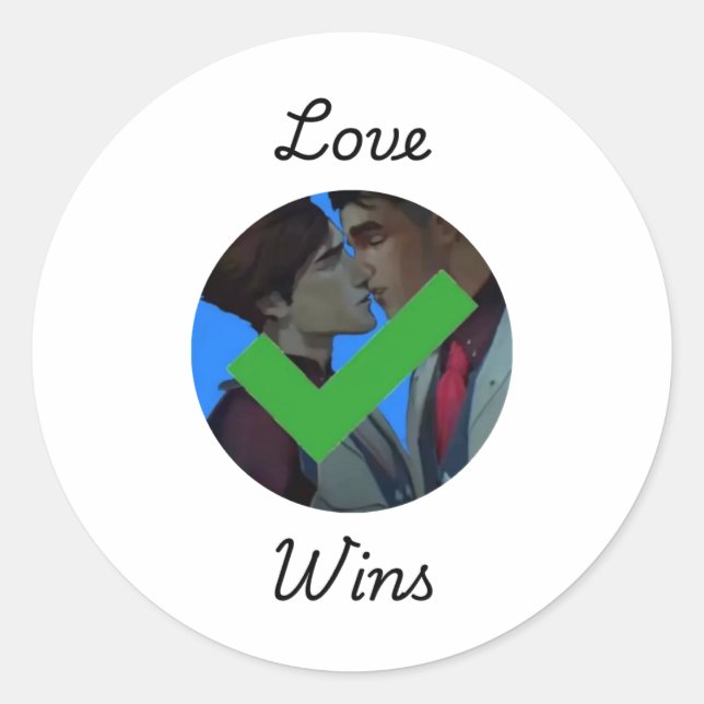 S1 Jayvik Love Wins Sticker (Front)