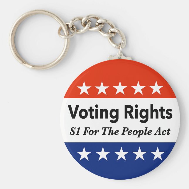S1 Voting Rights For The People Act Key Ring (Front)