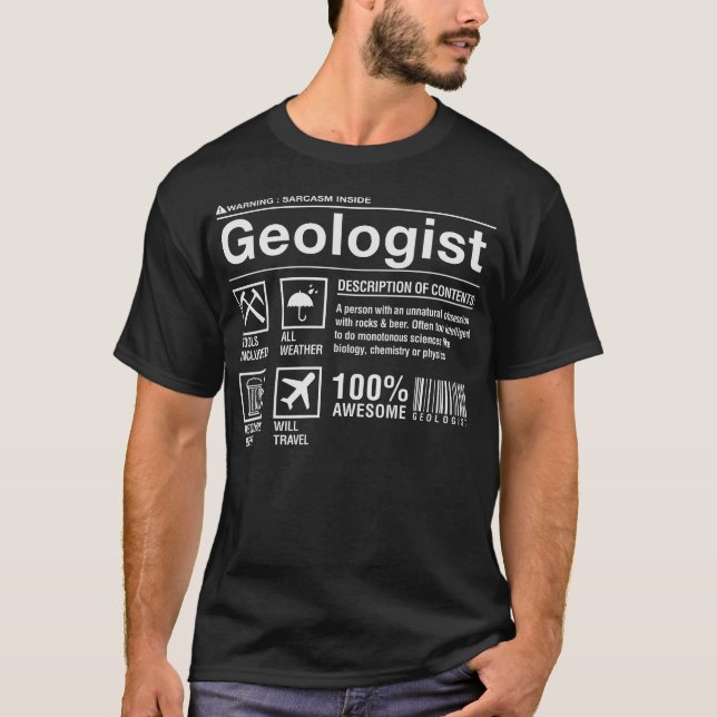 S2 Amateur Geology Geologist Rockhounding (18) T-Shirt (Front)