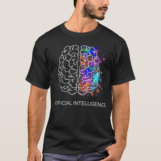 S2 Artificial Intelligence AI (42) T-Shirt (Front)
