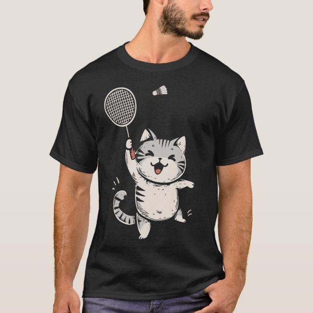 S2 Badminton (13) T-Shirt (Front)