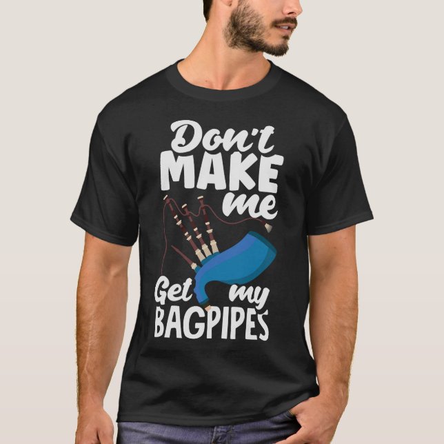 S2 Bagpipe Bagpipes Bagpiper (100) T-Shirt (Front)