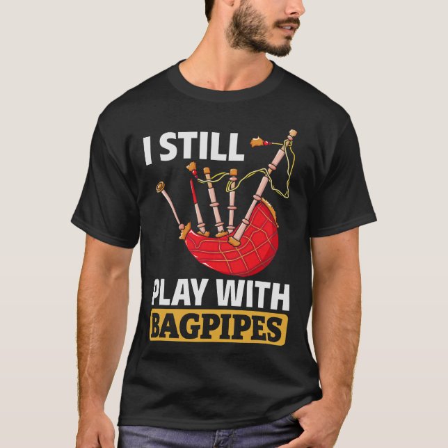 S2 Bagpipe Bagpipes Bagpiper (102) T-Shirt (Front)