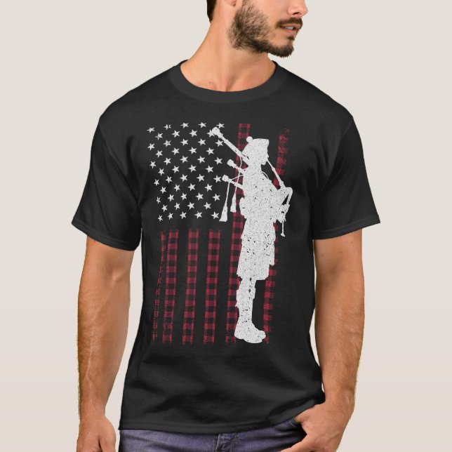 S2 Bagpipe Bagpipes Bagpiper (104) T-Shirt (Front)