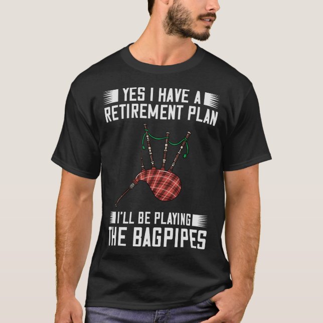 S2 Bagpipe Bagpipes Bagpiper (95) T-Shirt (Front)