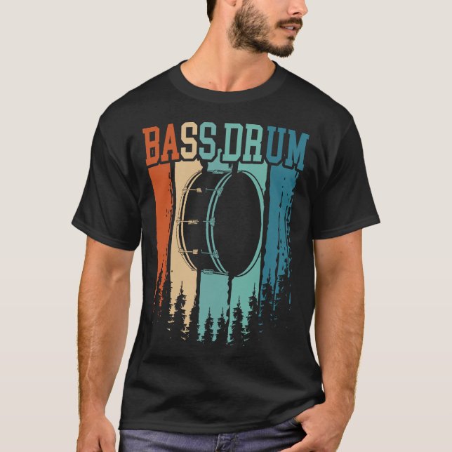 S2 Bass Drum Bass Drummer Bass Drumming (20) T-Shirt (Front)