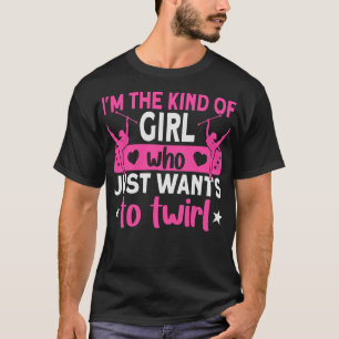 S2 Baton Twirling Baton Twirl Baton Twirler (25) T-Shirt