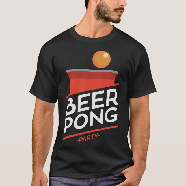 S2 Beer Pong (42) T-Shirt (Front)