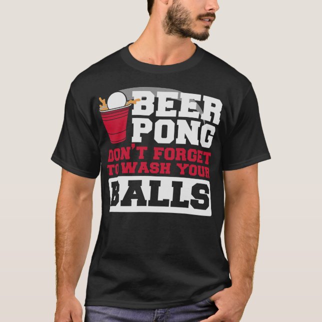 S2 Beer Pong (66) T-Shirt (Front)