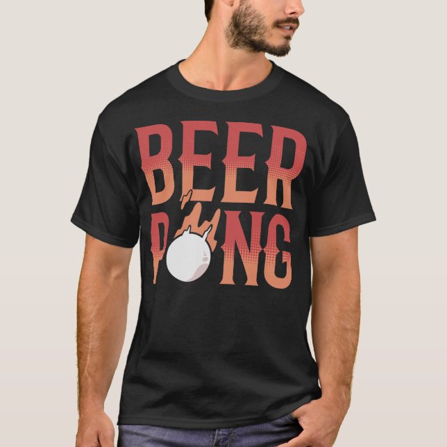 S2 Beer Pong (80) T-Shirt (Front)