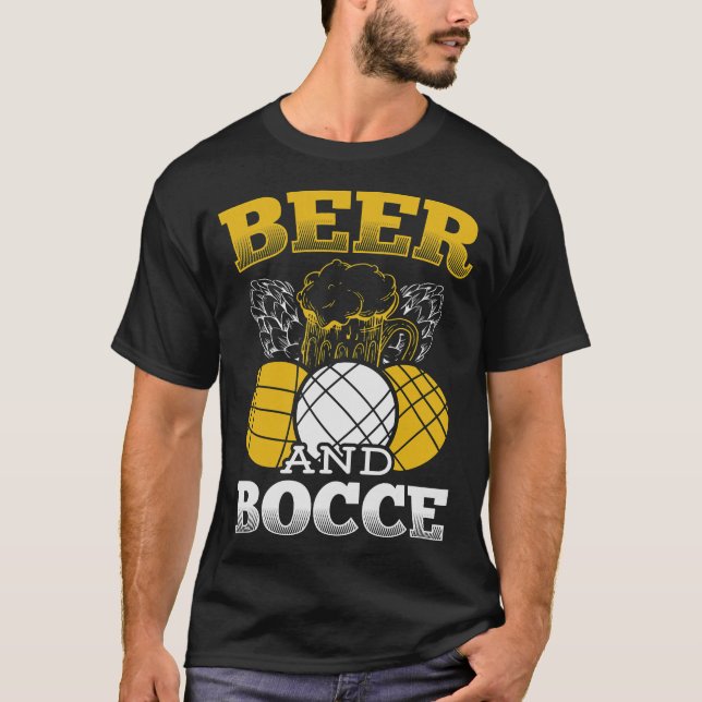 S2 Bocce Ball Bocci Boccie (100) T-Shirt (Front)