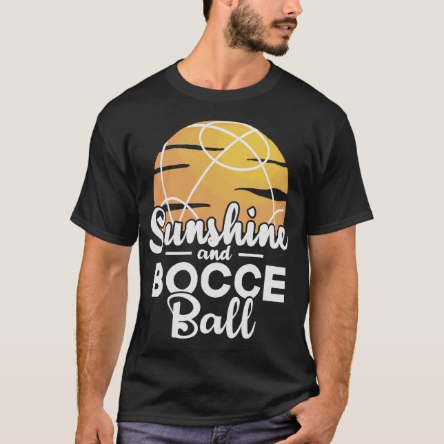 S2 Bocce Ball Bocci Boccie (105) T-Shirt (Front)