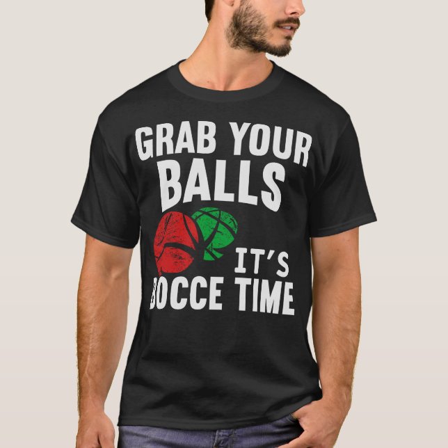 S2 Bocce Ball Bocci Boccie (48) T-Shirt (Front)