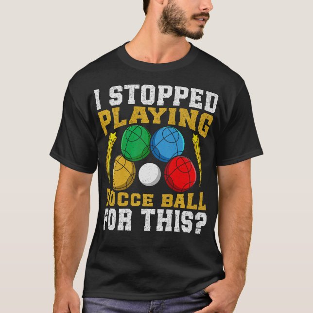 S2 Bocce Ball Bocci Boccie (78) T-Shirt (Front)