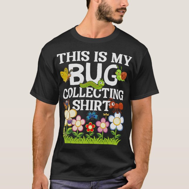 S2 Bug Collecting Insect Insects Bugs (27) T-Shirt (Front)