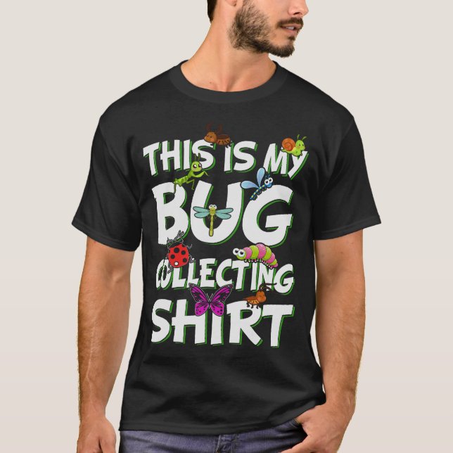 S2 Bug Collecting Insect Insects Bugs (29) T-Shirt (Front)