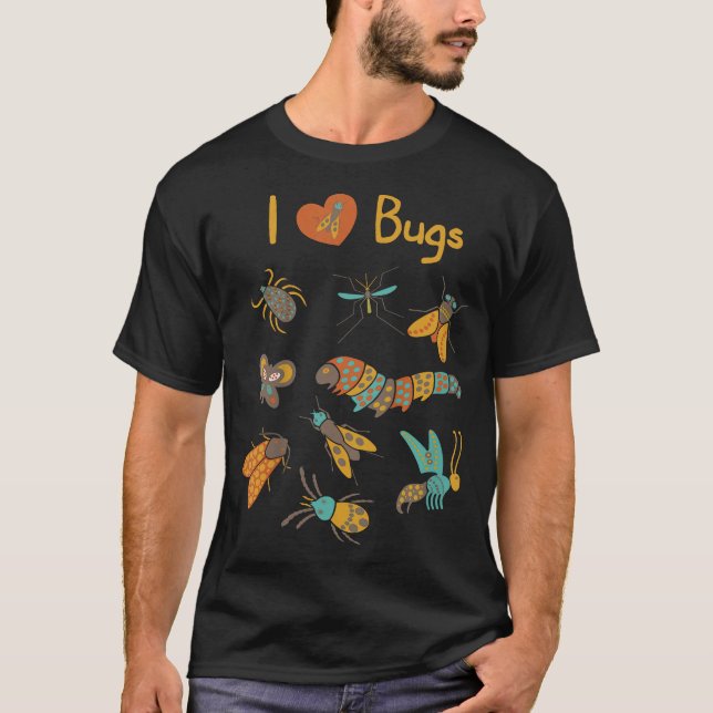 S2 Bug Collecting Insect Insects Bugs (3) T-Shirt (Front)