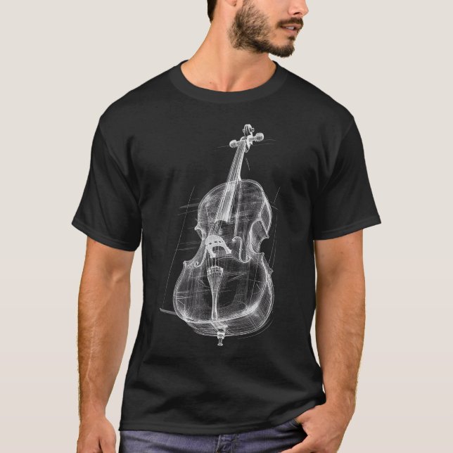 S2 Cello Cellist Cellin (55) T-Shirt (Front)