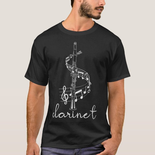 S2 Clarinet Clarinetist (105) T-Shirt (Front)