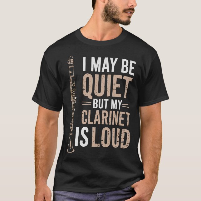 S2 Clarinet Clarinetist (119) T-Shirt (Front)
