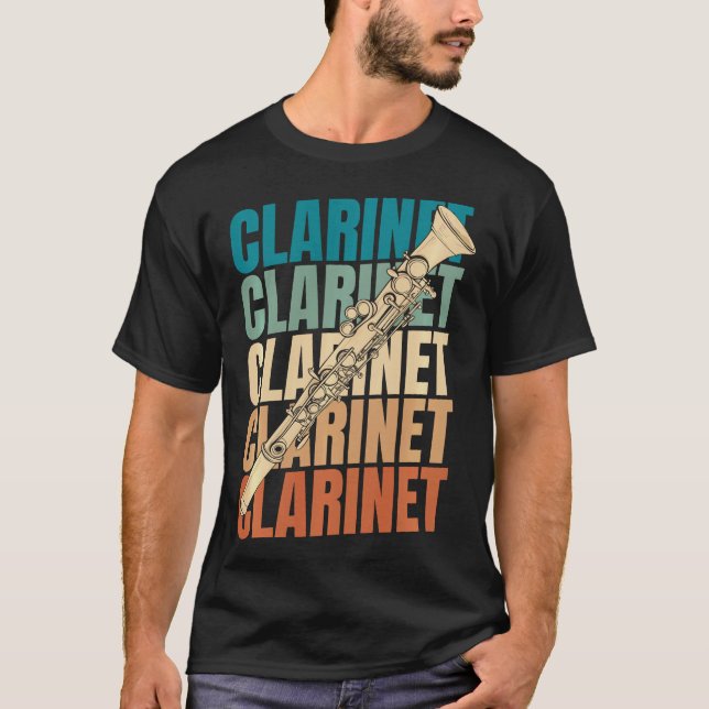 S2 Clarinet Clarinetist (133) T-Shirt (Front)
