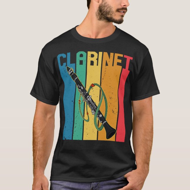 S2 Clarinet Clarinetist (91) T-Shirt (Front)