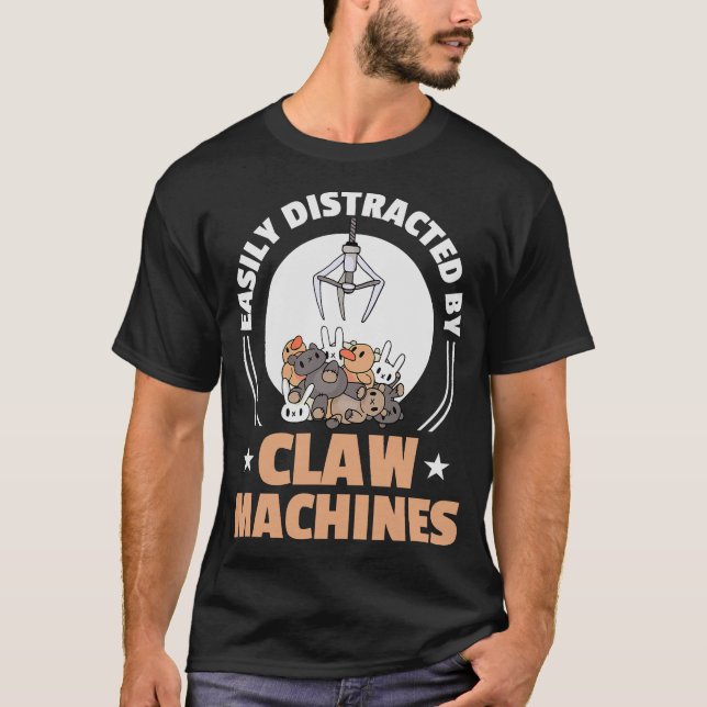 S2 Claw Machine Crane Arcade Plush Grabber (44) T-Shirt (Front)
