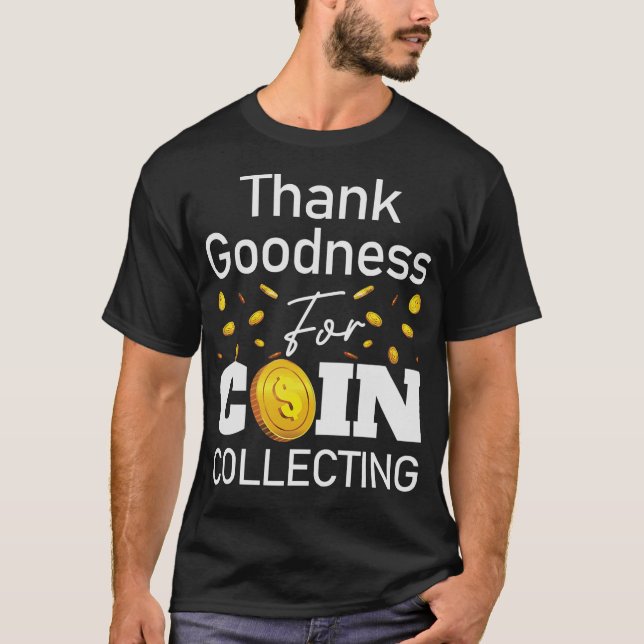 S2 Coin Collecting Coins (58) T-Shirt (Front)