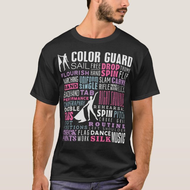 S2 Colour Guard Colorguard (26) T-Shirt (Front)