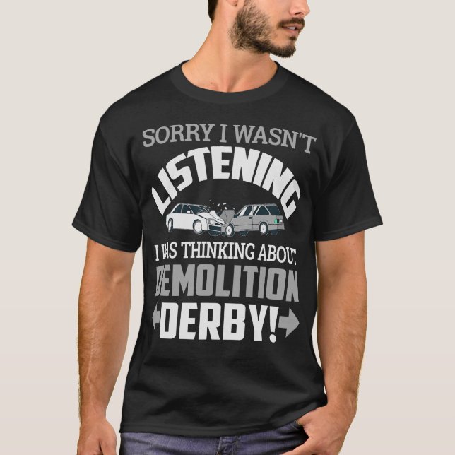 S2 Demolition Derby Smashing Cars (26) T-Shirt (Front)