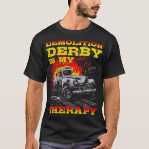 S2 Demolition Derby Smashing Cars (83) T-Shirt