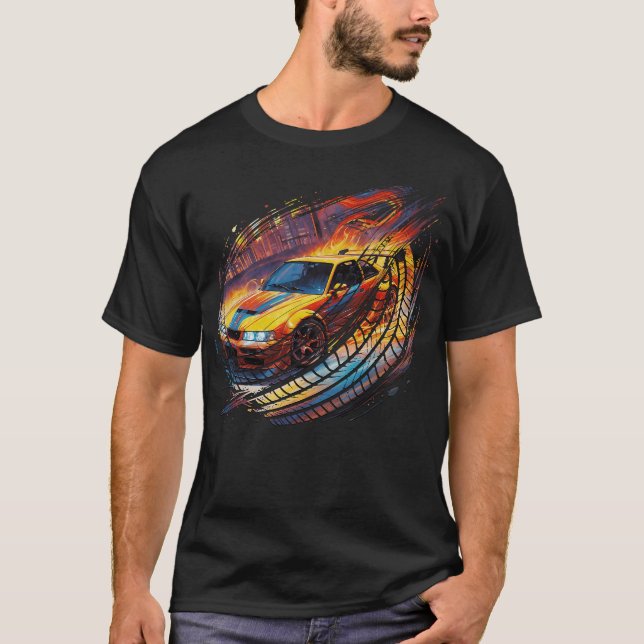 S2 Drifting Drift Car (200) T-Shirt (Front)