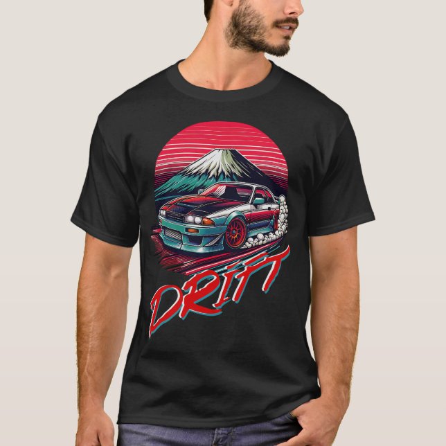 S2 Drifting Drift Car (87) T-Shirt (Front)