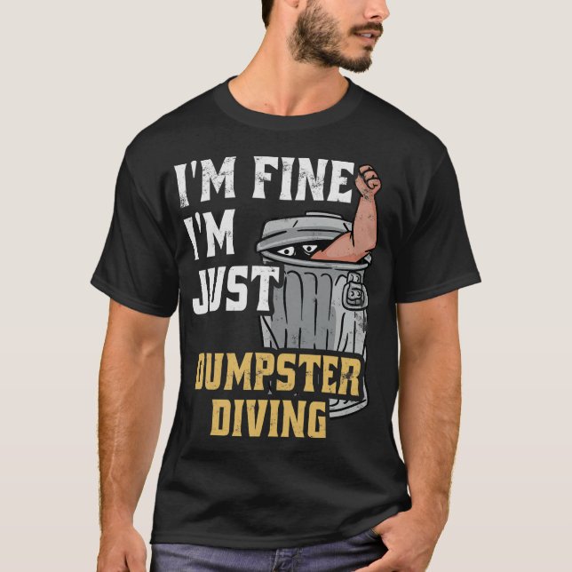 S2 Dumpster Diving (150) T-Shirt (Front)