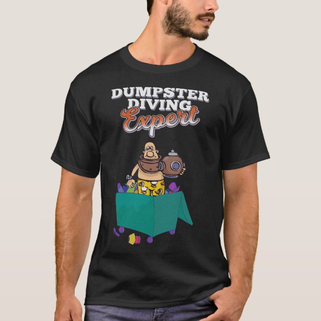 S2 Dumpster Diving (28) T-Shirt (Front)
