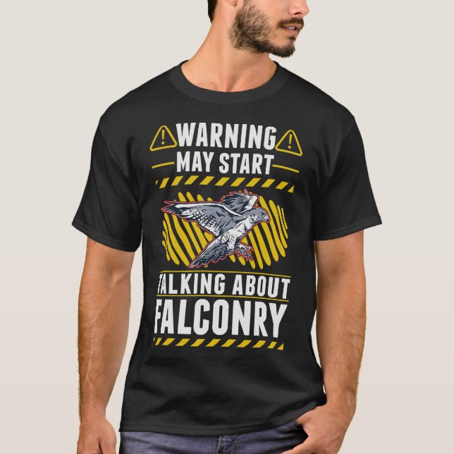 S2 Falconry Falconer Falcon Falcons (150) T-Shirt (Front)