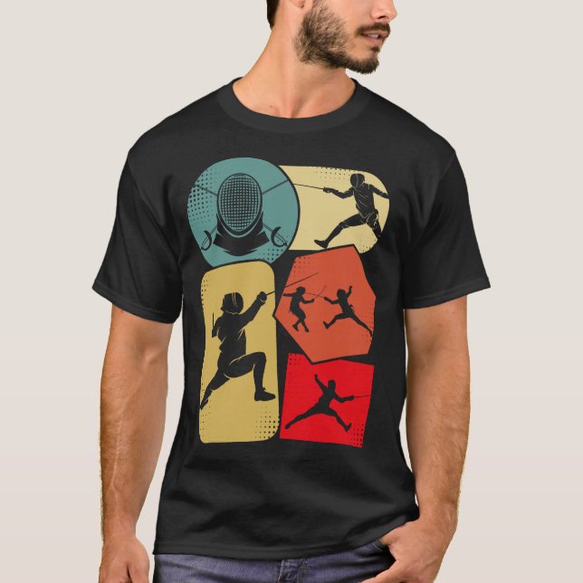 S2 Fencing Fencer (121) T-Shirt (Front)