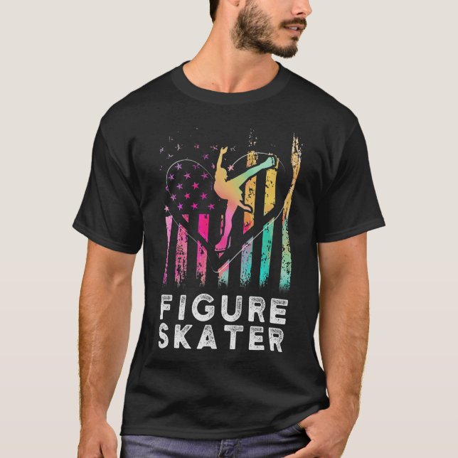 S2 Figure Skating Skate Figure Skater (66) T-Shirt (Front)