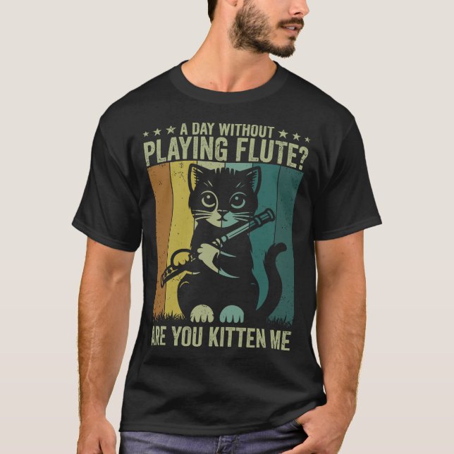 S2 Flute Player Flautist Flautist (118) T-Shirt (Front)