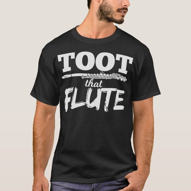 S2 Flute Player Flautist Flautist (148) T-Shirt (Front)