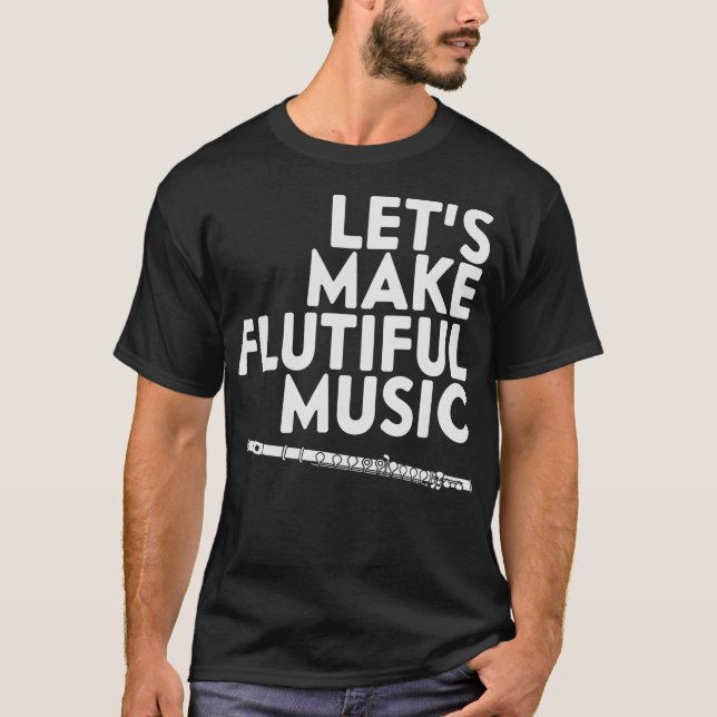 S2 Flute Player Flautist Flautist (257) T-Shirt (Front)